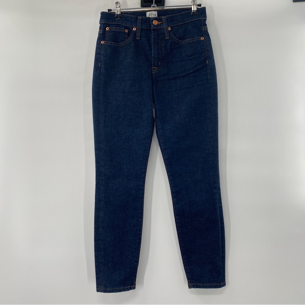 J. Crew 9" Mid-Rise Toothpick Jean Classic Rinse Wash Item H2876 Size 26 - Picture 13 of 13